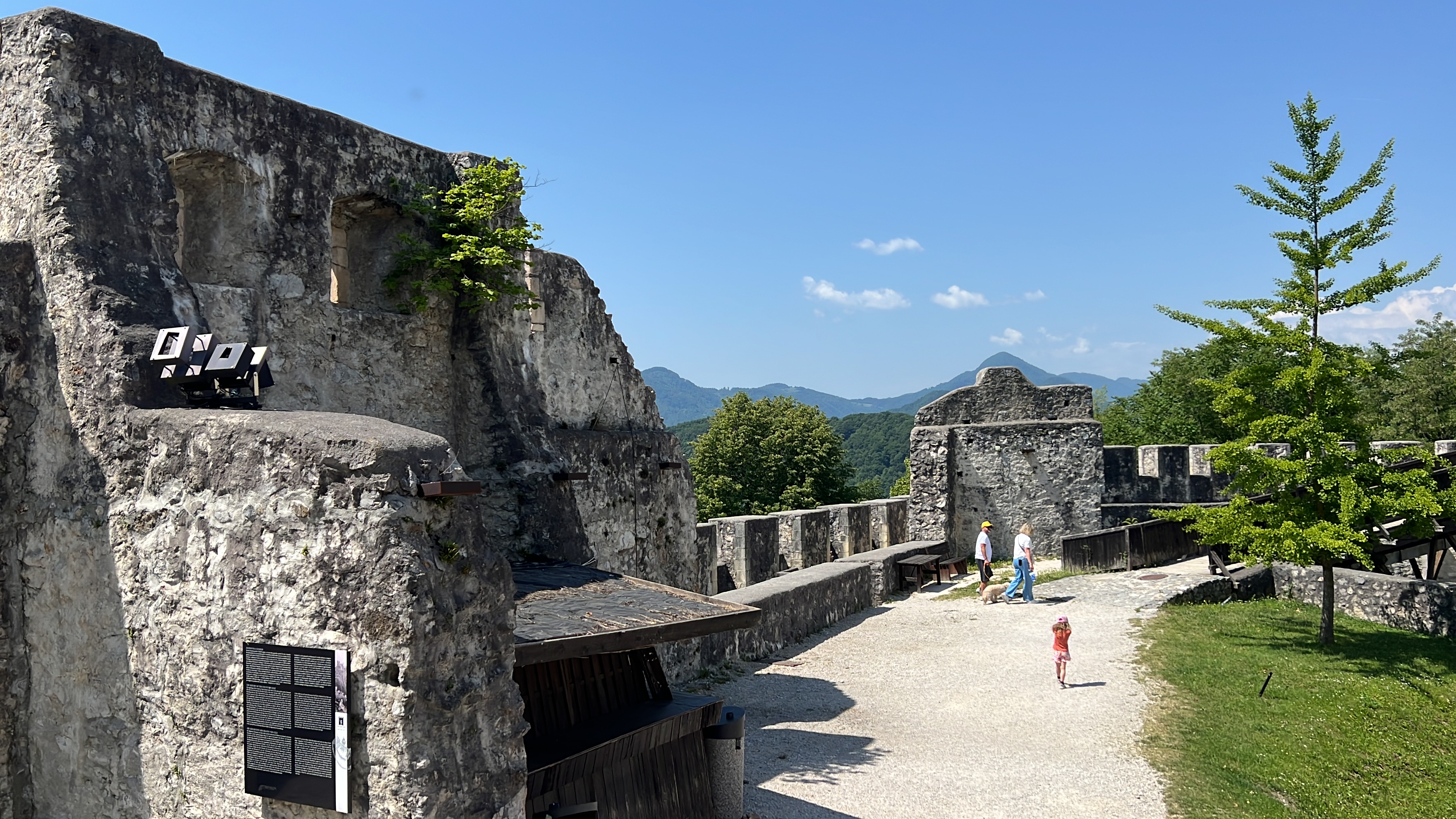 A sparkling-wine reception at the top of Celje Castle with panoramic valley views, on Iv&aacute;n Verzoub's Slovenia inspection for corporate incentive groups