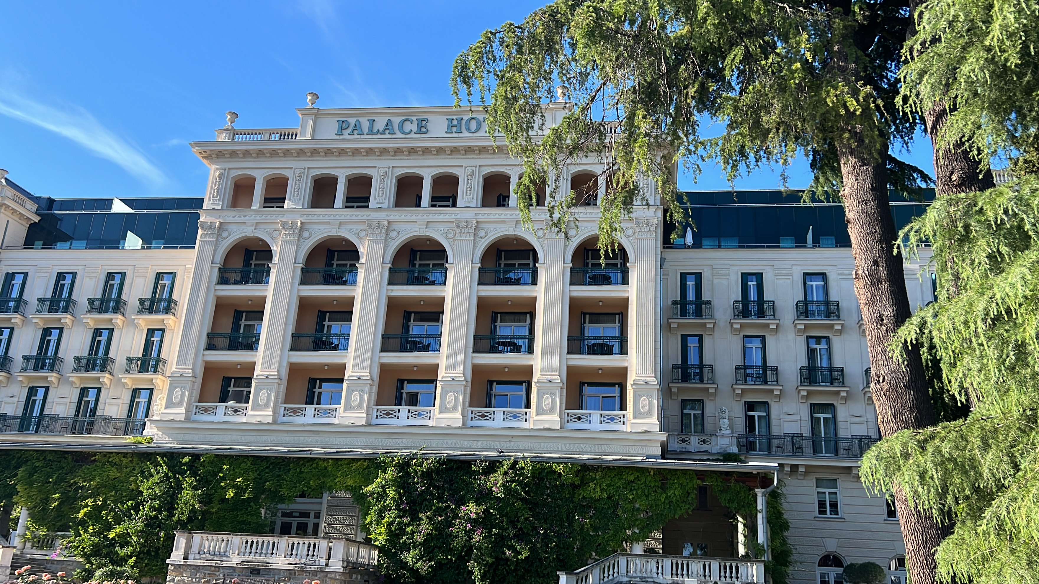 A grand palace-style five-star hotel on the Portoro&zcaron; waterfront near Piran, on Iv&aacute;n Verzoub's Slovenia inspection